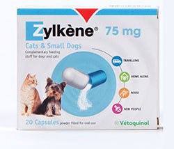 Vétoquinol has announced that Zylkène, a complementary feed used to help pets cope with unpredictable situations, is now available in a handy 20 capsule pack. 