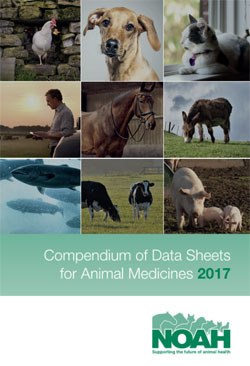 The 2017 edition of the NOAH Compendium of Data Sheets for Animal Medicines has been published and a free copy of the book posted to every veterinary practice in the UK.