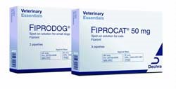 Dechra Veterinary Products has added to its Veterinary Essentials range of veterinary-licensed post-patent products with the launch of Fiprocat and Fiprodog