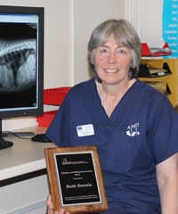 Ruth Dennis, Head of Diagnostic Imaging, was awarded the European Association of Veterinary Diagnostic Imaging (EAVDI) Douglas and Williamson Award