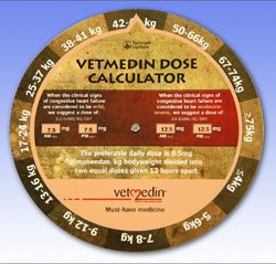 Boehringer Ingelheim Vetmedin dosing wheel