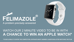 Dechra Veterinary Products has launched a competition for veterinary professionals, in which you could win an Apple Watch after watching a two-minute video presentation about Felimazole, its treatment for feline hyperthyroidism and answering three questions.