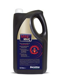 Barrettine Environmental Health has launched MiteMax, a new treatment for poultry red mite (PRM) with a physical mode of action. 