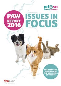 The PDSA has published its 2016 PDSA Animal Wellbeing (PAW) Report