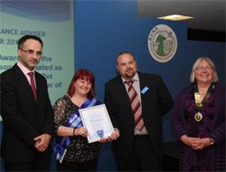 Fiona Knight, a Customer Care Manager from the Woodcroft Veterinary Group in Cheshire, has won the 'Petplan Insurance Advisor Award 2011'. 