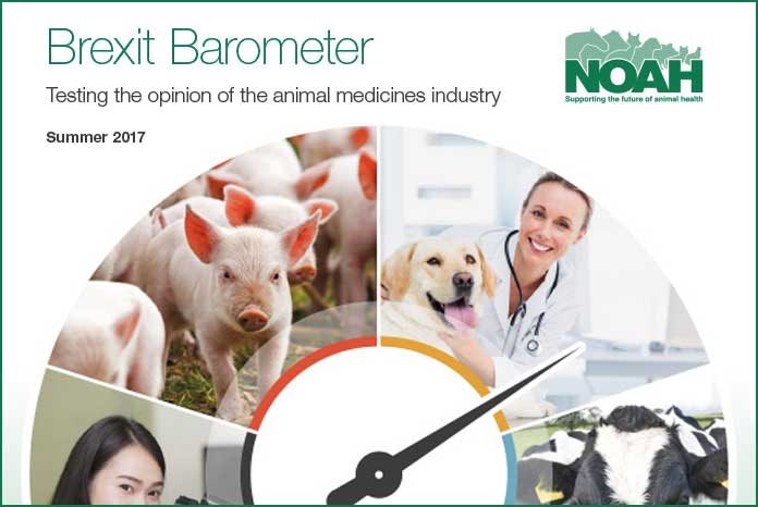 The National Office of Animal Health's Brexit Barometer report has revealed that the animal medicines industry believes the UK can be a global leader on animal health and welfare after Brexit.